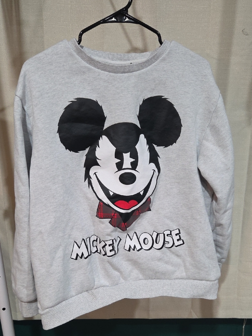 Mickey Mouse Light Gray Graphic Sweatshirt